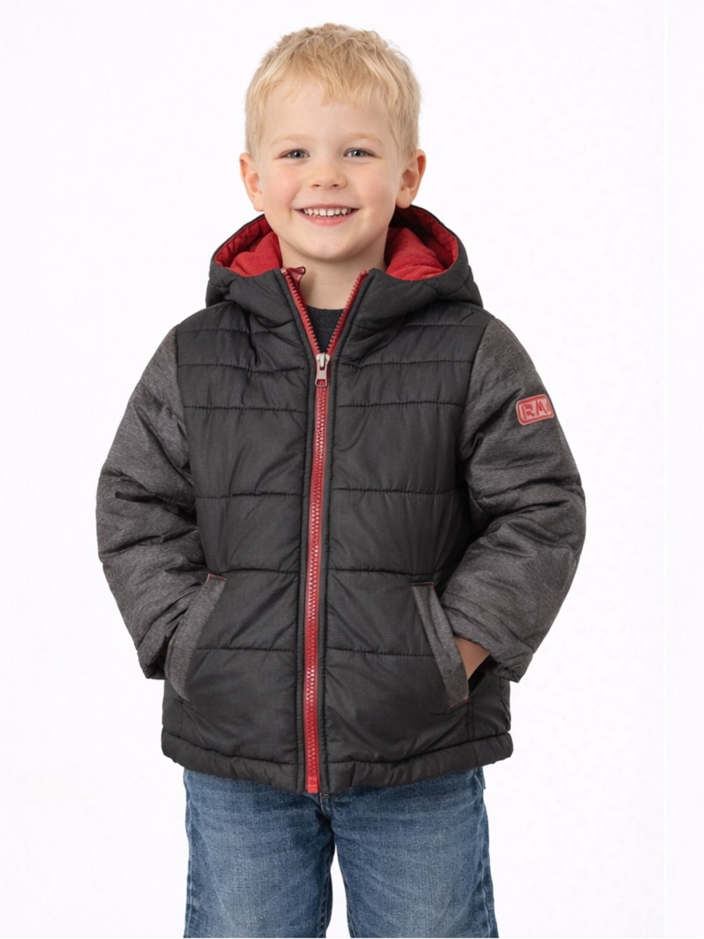 RM 1958 by M. Rosemont Black Jacket 2T Toddler Puffer Hooded Coat
